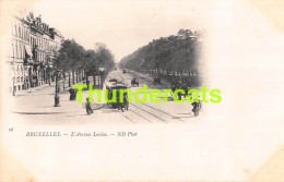 CPA BRUXELLES L'AVENUE LOUISE TRAM  - Monuments, édifices