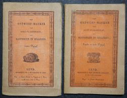 ZELDZAAM - DEN ONTWERP MAEKER VAN OOST-VLAANDEREN OFTE KASTEELEN IN SPAGNIEN  1824 ZIE BESCHRIJF EN AFBEELDINGEN - Gent