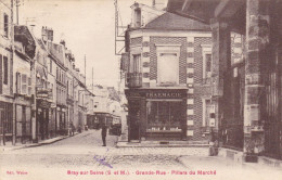 Seine-et-Marne - Bray-sur-Seine - Grande-Rue - Pilliers Du Marché - Bray Sur Seine