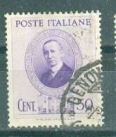 ITALIE - N°417 Oblitéré - Hommage Au Physicien Guglielmo Marconi (1874-1937). - Usati