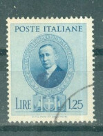 ITALIE - N°418 Oblitéré - Hommage Au Physicien Guglielmo Marconi (1874-1937). - Usati