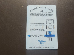 IISRAEL-HOLIDAY INN-TIBERIAS HOTAL-HOTAL KEY-(1041)(blue Card)GOOD CARD - Hotel Keycards