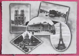 75 - Paris  - CPSM Vues Diverses En Très Bon état - 1945 - Multi-vues, Vues Panoramiques