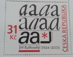 Czech Republik 2024, Typografie Kunst, MNH - Nuevos