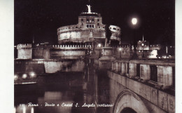 Roma - Ponte E Castel S.angelo(notturno) - Viaggiata - Castel Sant'Angelo