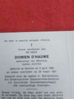 Doodsprentje Domien D'Hauwe / Hamme 9/4/1906 - 29/3/1991 ( Maria Achten ) - Religione & Esoterismo