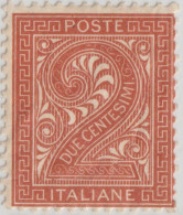 SI53D Italia Italy Regno 1863 2 L. - Vittorio Emanuele II Cifra 2 Nuovo MNH Buona Centratura - Usati