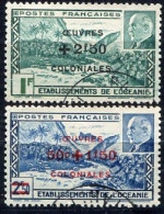 Colonie Française, Océanie N°169-70 Oblitérés, Qualité Très Beau - Used Stamps