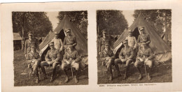 Photo Stéréoscopique De 14-18 , Troupes Anglaises , Train Des équipages - 1914-18