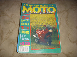LE MONDE DE LA MOTO 161 08.1988 HONDA 750 VFR KAWA 1000 GTR BMW R 100 RS QUERCY - Auto/Moto