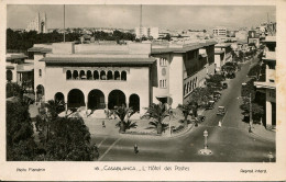 CPA - CASABLANCA - HOTEL DES POSTES (IMPECCABLE) - Casablanca