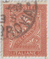 SI53D Italia Italy Regno 1863 2 L. - Vittorio Emanuele II Cifra 2 Usato Buona Centratura - Gebraucht