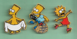 3 Pin's *** LES SIMPSONS *** WW05 (14-4) - Fumetti