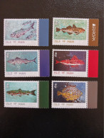 Iom 2024 Isle Man Cept EUROPA Marine Mosaics Fish Herring Cod Salmon Poissons 6v Mnh - Isola Di Man