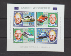 Democratic Republic Of Congo 2006 European Union Set With Trains IMPERFORATE MNH ** - Europese Gedachte
