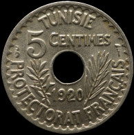 LaZooRo: Tunisia 10 Centimes 1920 UNC - Tunisia