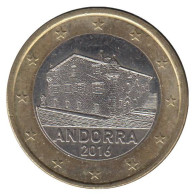 AN10016.1 - ANDORRE - 1 Euro - 2016 - Andorre