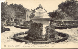 CPA - ALGERIE - SIDI BEL ABBES - LE NOUVEAU JARDIN - MONUMENT D'ICARE (1915) - Sidi-bel-Abbès