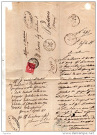 1881  LETTERA CON  ANNULLO BOZZOLO   MANTOVA + COMUNALE TORNATA  + PONTEVICO - Storia Postale