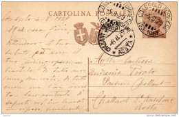 1929 CARTOLINA CON ANNULLO COASSOLO TORINESE TORINO - Interi Postali