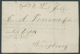 BREMEN 1799, Fuhrmannsbrief Von BREMEN Nach Würzburg, Pracht - Préphilatélie