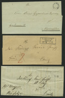 Delcampe - PREUSSEN FRIEDRICHSBRUCH, 4 Verschiedene Belege Bis 1861, Meist Pracht - Autres & Non Classés