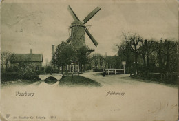 Voorburg (ZH) Achterweg (Molen - Windmill) 1902 Tape Adreszijde - Voorburg
