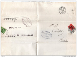 1928  LETTERA  CON ANNULLO  CARRU'  CUNEO + CHERASCO - Storia Postale