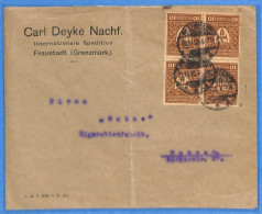 Allemagne Reich 1922 - Lettre De Fraustadt - G32488 - Lettres & Documents