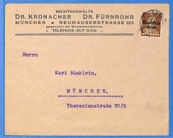Allemagne Reich 1921 - Lettre De Munchen - G32479 - Brieven En Documenten