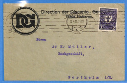 Allemagne Reich 1922 - Lettre De Hannover - G32438 - Storia Postale