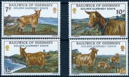 GUERNESEY - CHEVRES - N° 204 A 207 - NEUF** MNH - Ferme