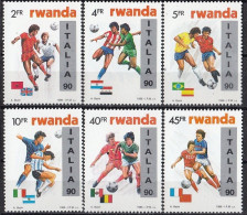 RWANDA 1433-1438,unused - 1990 – Italie