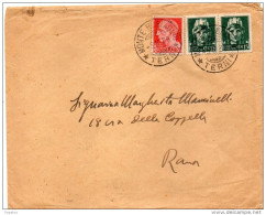 1939  LETTERA CON ANNULLO  MONTERUBIAGLIO TERNI - Storia Postale