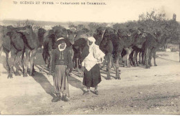 CPA - ALGERIE - CARAVANES DE CHAMEAUX (Coll. Ideal 79) - Escenas & Tipos