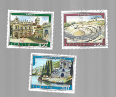 ITALIA REPUBBLICA  - SA 1685.1688  -      1984  TURISTICA   -   USATO  -   RIF. 30886.87.88 - 1981-90: Usados