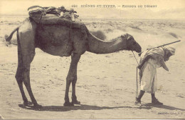 CPA - ALGERIE - RETOUR DU DESERT (Coll. Ideal 491) - Scènes & Types