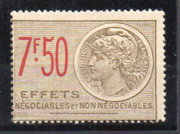 !!! FISCAL, EFFETS DE COMMERCE N°475A NON EMIS NEUF * SIGNE CALVES - Stamps