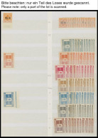 WÜRTTEMBERG 44-281 , , 1875-1923, Gut Sortierte Reichhaltige Dublettenpartie Neue Währung Und Dienstmarken I Und II Von  - Other & Unclassified