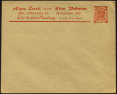 KIEL A PU 3 BRIEF, COURIER: 1899, Privatumschlag 3 Pf. Orange, Ungebraucht, Feinst - Privatpost