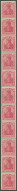 Dt. Reich 145aIR , 1920, 40 Pf. Lebhaftrotkarmin, Type I, Rollenmarke Im Elferstreifen, Postfrisch, Feinst, Mi. 220.- - Autres & Non Classés