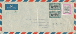 Sudan Air Mail Cover Sent To Denmark 1948 ??? Topic Stamps Folded Cover - Soudan (...-1951)