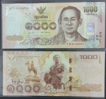 Thailand 1000 Baht ND 2015 P-122 UNC - Thailand