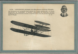 CPA - Thème: AVIATION, Oiseaux De France, Aéroplane-Biplan Wright, Aviateur, Piloté Par Lefebvre En 1910 - Aviateurs