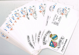 54865. Coleccion Completa 14 Cartas Copa MUNDIAL FUTBOL, ESPAÑA 82. Todas Las Sedes. Football - Cartas & Documentos