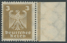 Dt. Reich 355Y , 1924, 3 Pf. Reichsadler, Wz. Liegend, Postfrisch, Pracht, Mi. 400.- - Ongebruikt