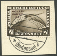 Dt. Reich 458 BrfStk, 1931, 4 RM Polarfahrt, Prachtbriefstück, Mi. (900.-) - Usati
