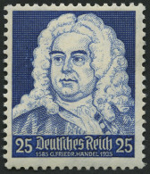 Dt. Reich 575I , 1935, 25 Pf. Händel Mit Abart 1585 Statt 1685, Pracht, Mi. 70.- - Ongebruikt