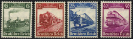 Dt. Reich 580-83 , 1935, 100 Jahre Eisenbahn, Postfrischer Prachtsatz, Mi. 130.- - Other & Unclassified