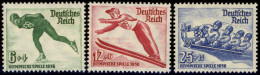 Dt. Reich 600-02 , 1935, Olympische Winterspiele, Postfrischer Prachtsatz, Mi. 65.- - Andere & Zonder Classificatie
